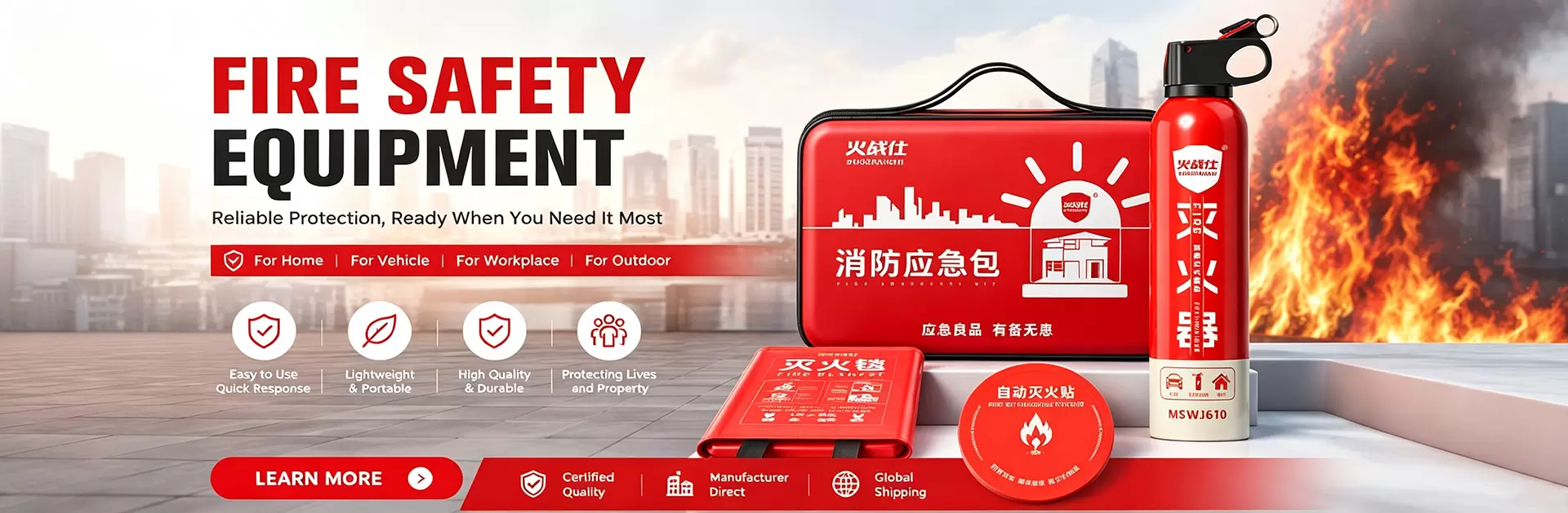 Attrezzature per la sicurezza antincendio