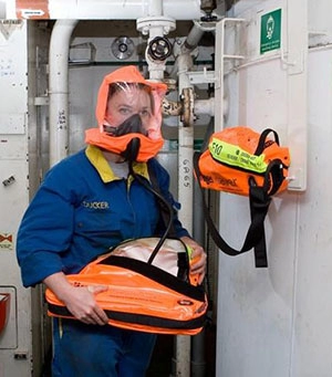 Attrezzature di autosoccorso antincendio