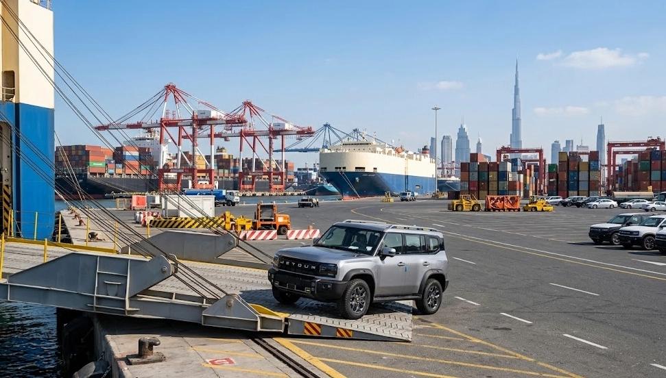 Esportazione Jetour T2 dalla Cina agli Emirati Arabi Uniti: guida all'importazione